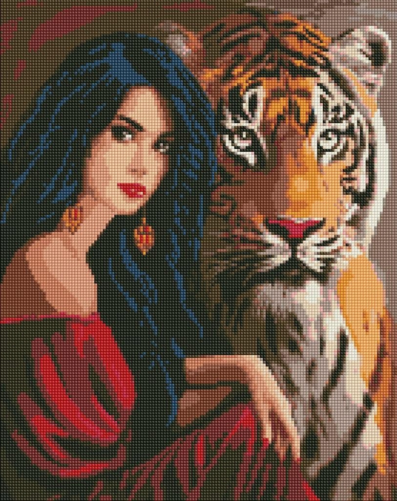 Diamantová mozaika Síla krásy 40x50cm