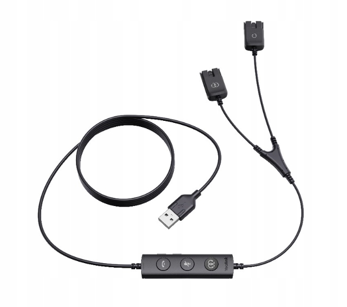 Yealink kabel trenerski do słuchawek serii Yhs Y Cable Usb/qd