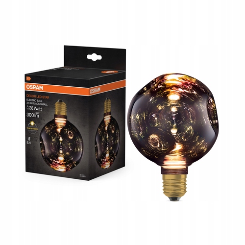ozdobna żarówka Osram Decor Led Flat Lamp In Electro Glass Small Black