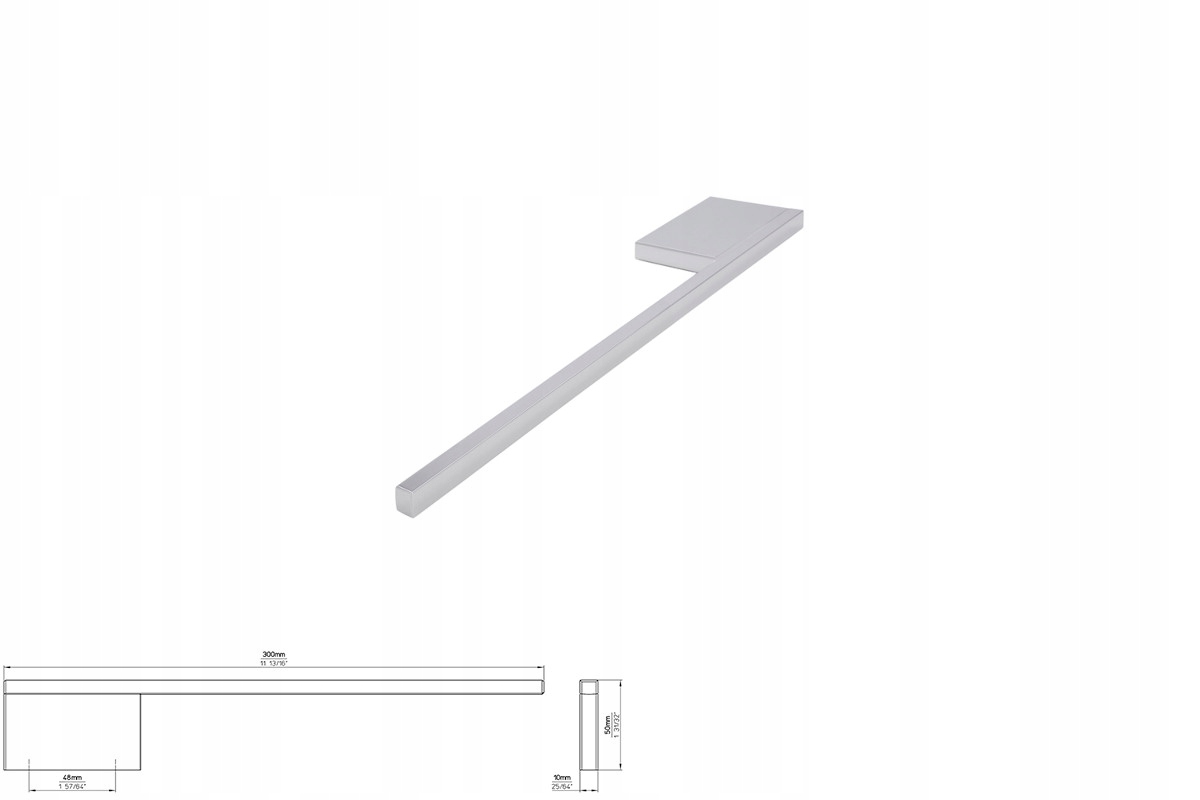 Držák na ručník Siro 2142-300ZN1 lesklý chrom
