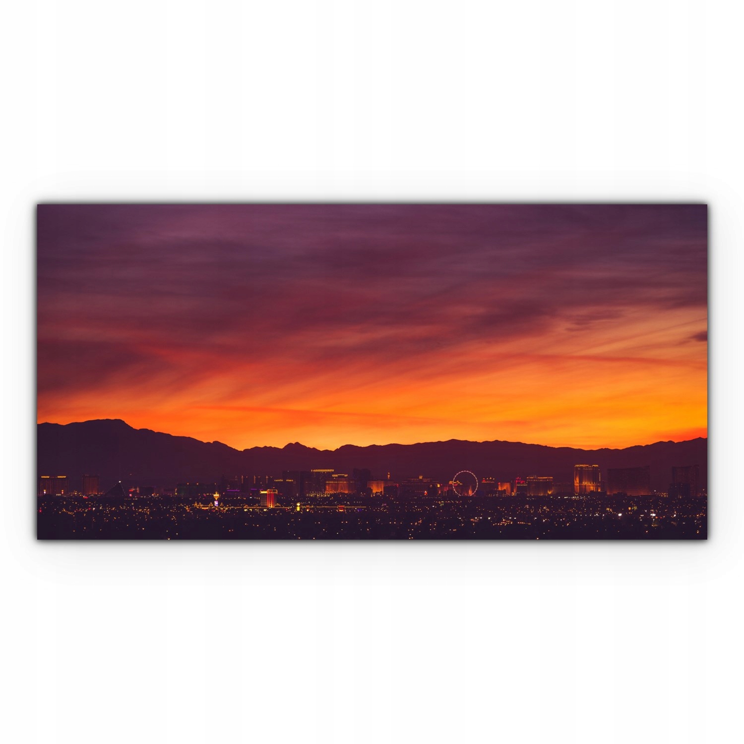 

Canvas na ramie na ścianę 100x50 Las Vegas Miasto