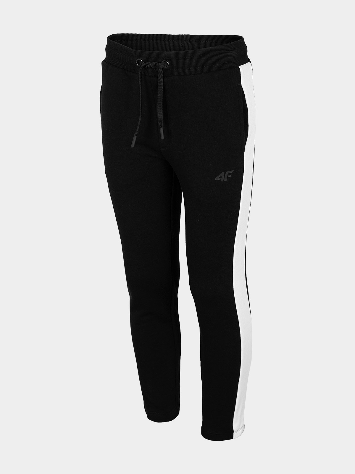 Spodnie dresowe 4F JSPMD002 bawełniane 140. Zapięcie wiązanie