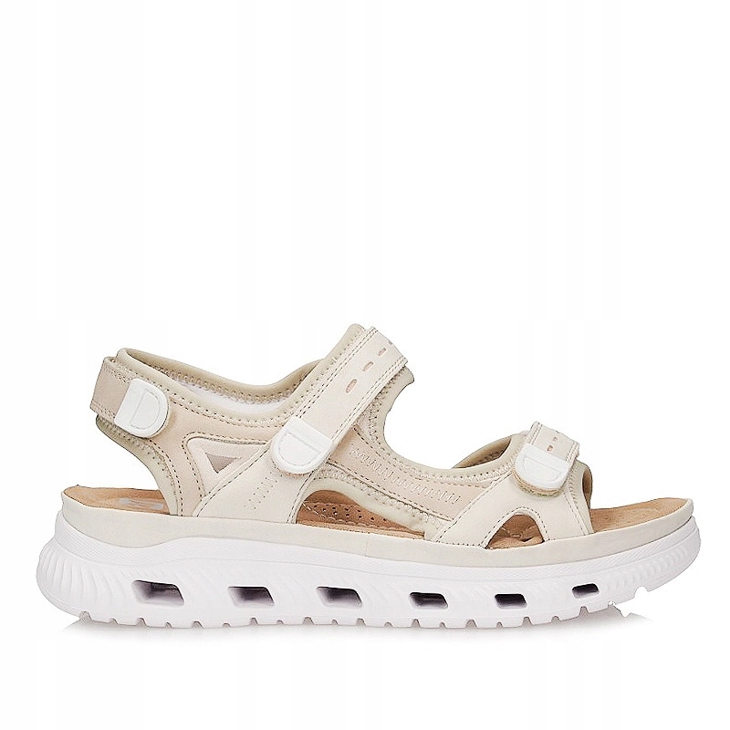 Dámské sandály Rieker 64074-60 béžové s na suchý zip