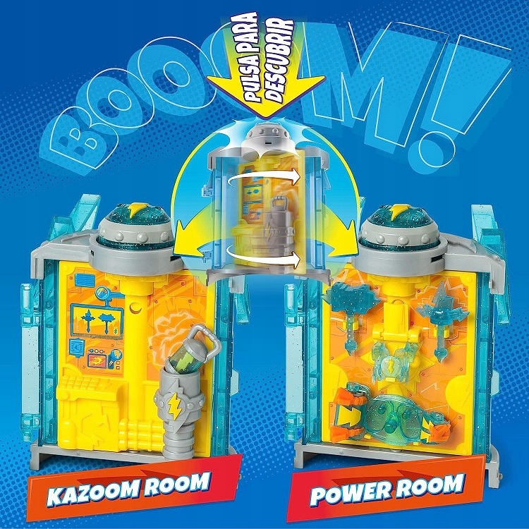SUPER THINGS SEKRETNA TAJNA BAZA KAZOOM POWER Secret Base Kazoom Powe 23198 Typ zestaw