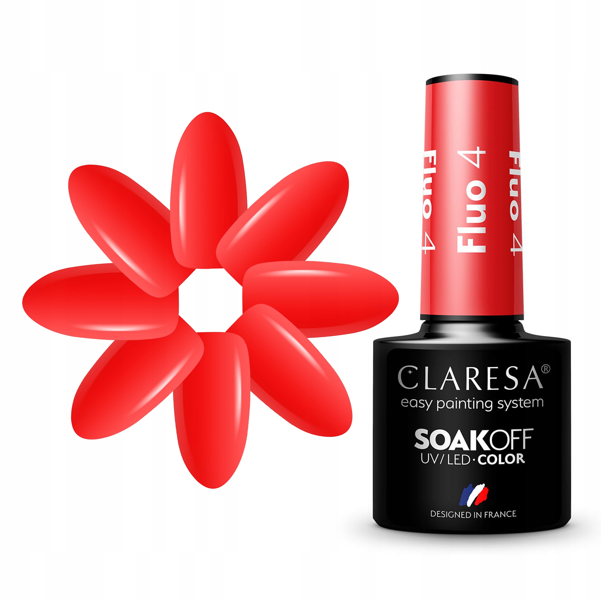 

Claresa Lakier Hybrydowy Neonowy Fluo 4 5ml