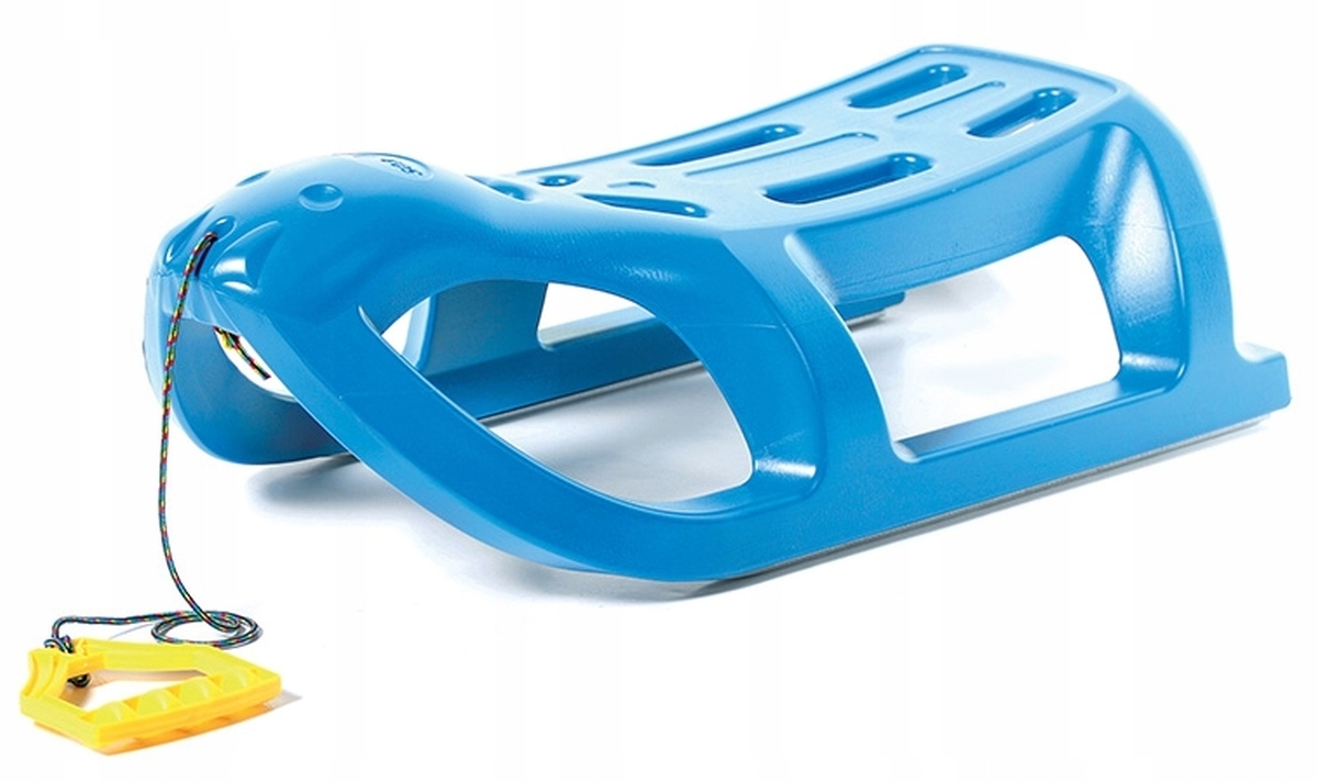 

Sanki Plastikowe 80cm Płozy Metalowe Ślizg Kulig