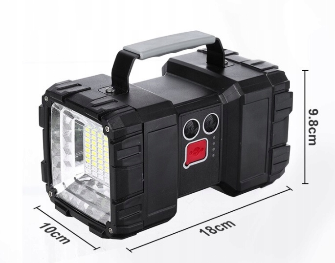 MOCNA LATARKA LED AKUMULATOROWA SZPERACZ DWUSTRONNA POWERBANK 1200lm Marka inny