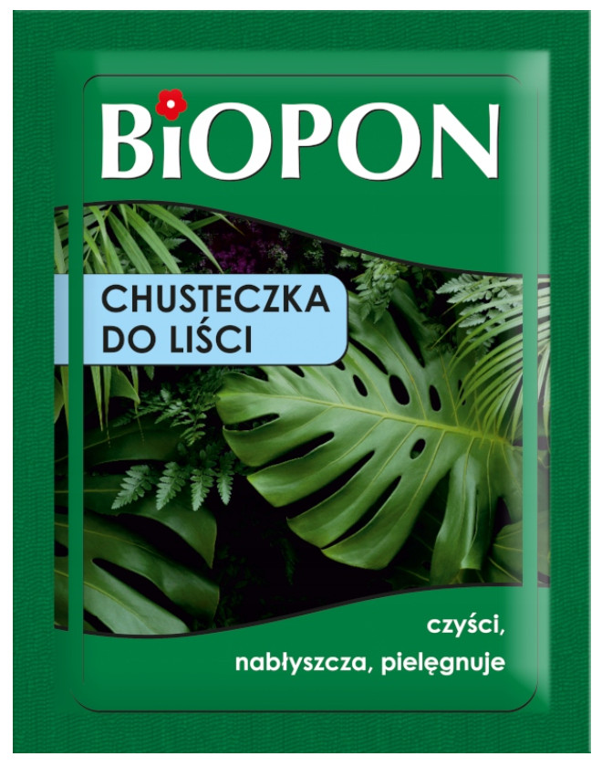 

Biopon Chusteczka do pielęgnacji liści 1 sztuka