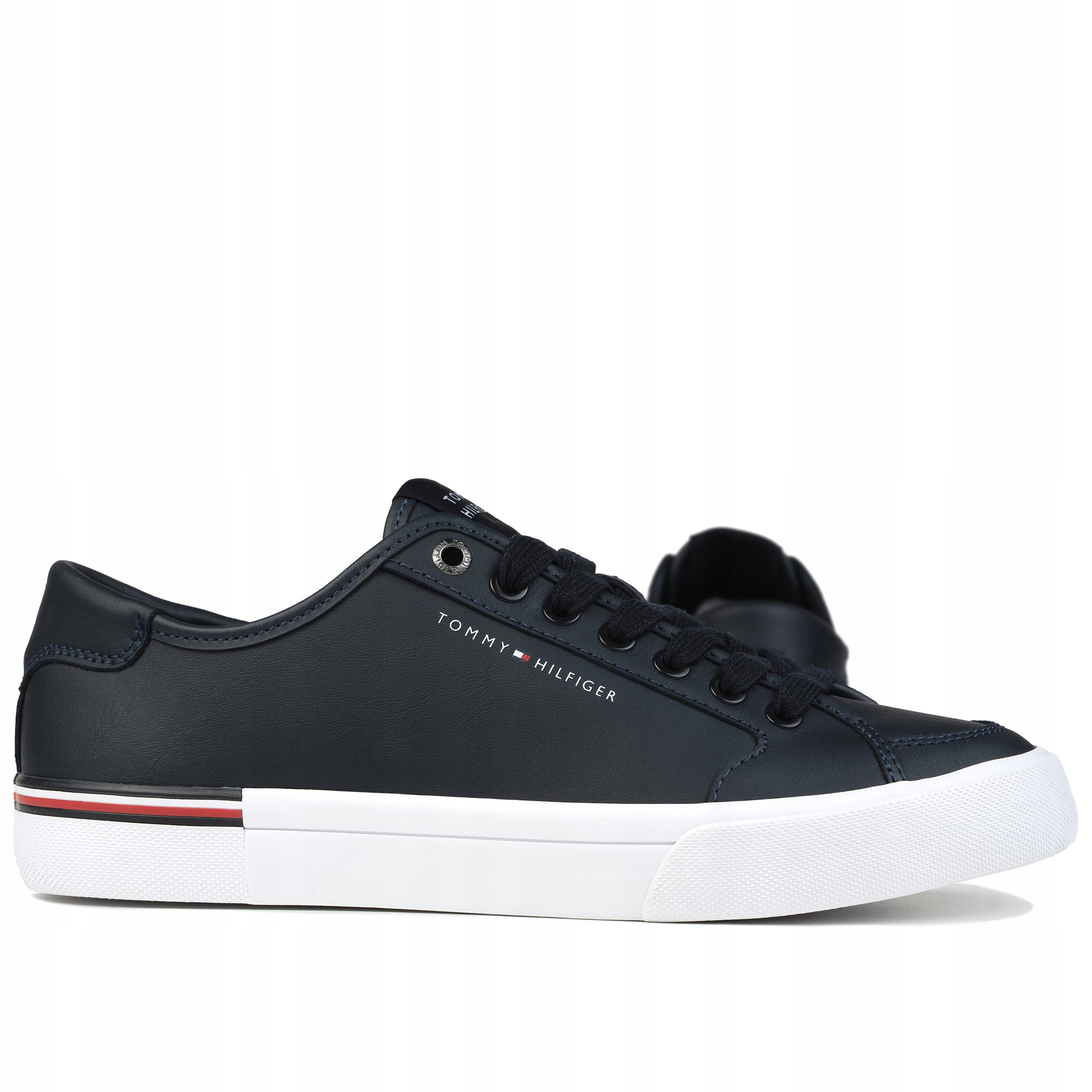 Pánské boty Tommy Hilfiger Core Corporate Vulc Leather FM0FM05399 DW5