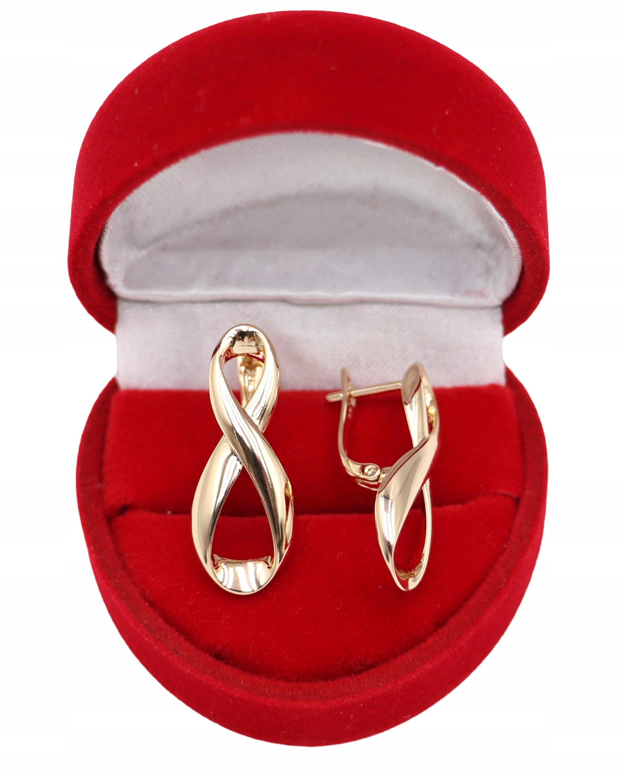 Złote KOLCZYKI ze stali chirurgicznej 316L K847