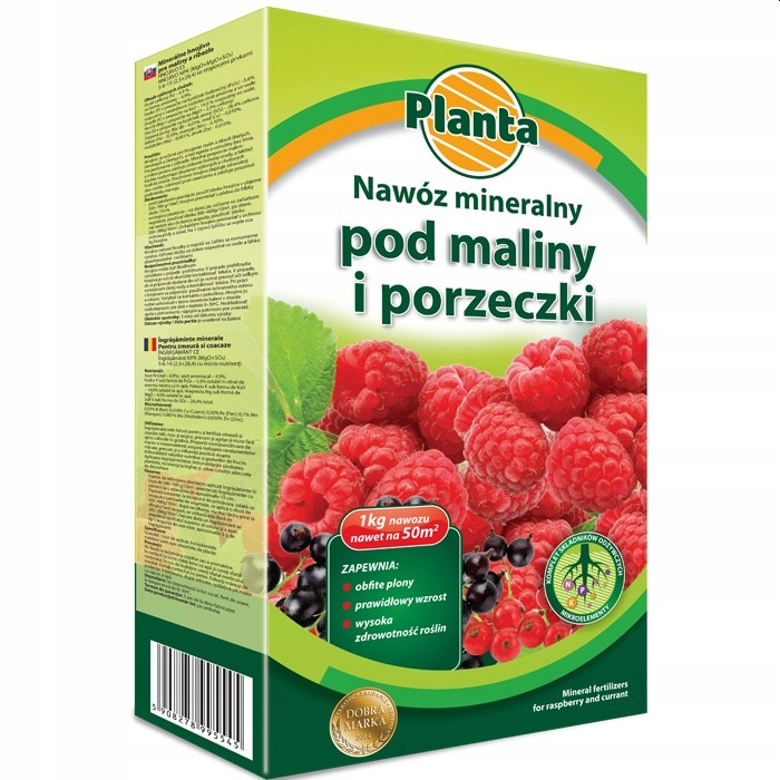 

Nawóz Pod Maliny Porzeczki Mineralny Granulki 1 Kg