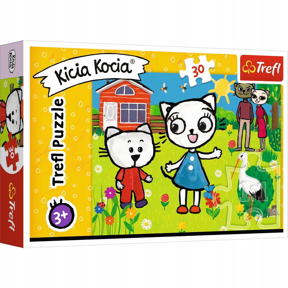 

Kicia Kocia Puzzle 30 Przygody Kici Koci 3+ 18264