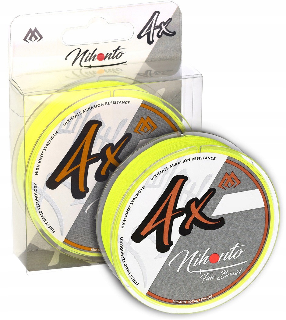 Plecionka Mikado Nihonto Fine Braid 0,40 300m Fluo