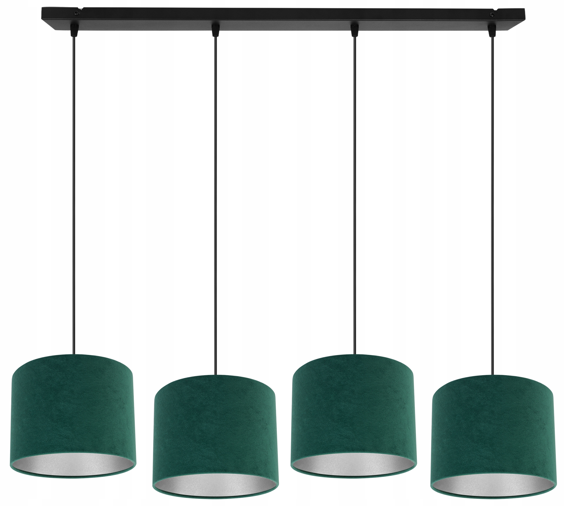 Závěsná lampa jako dekorativní barevný akcent v obývacím pokoji/jídelně Mediolan