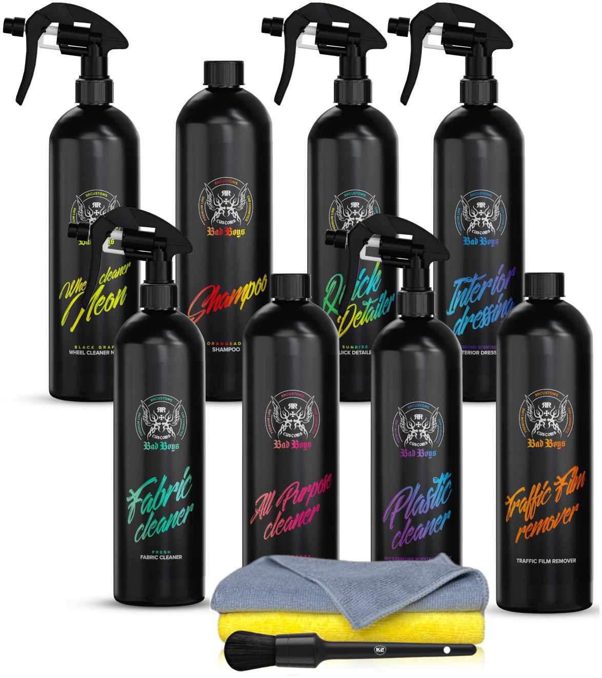 RR Customs RRC Bad Boys Mega Zestaw Kosmetyków Do Auta Detailing Prezent
