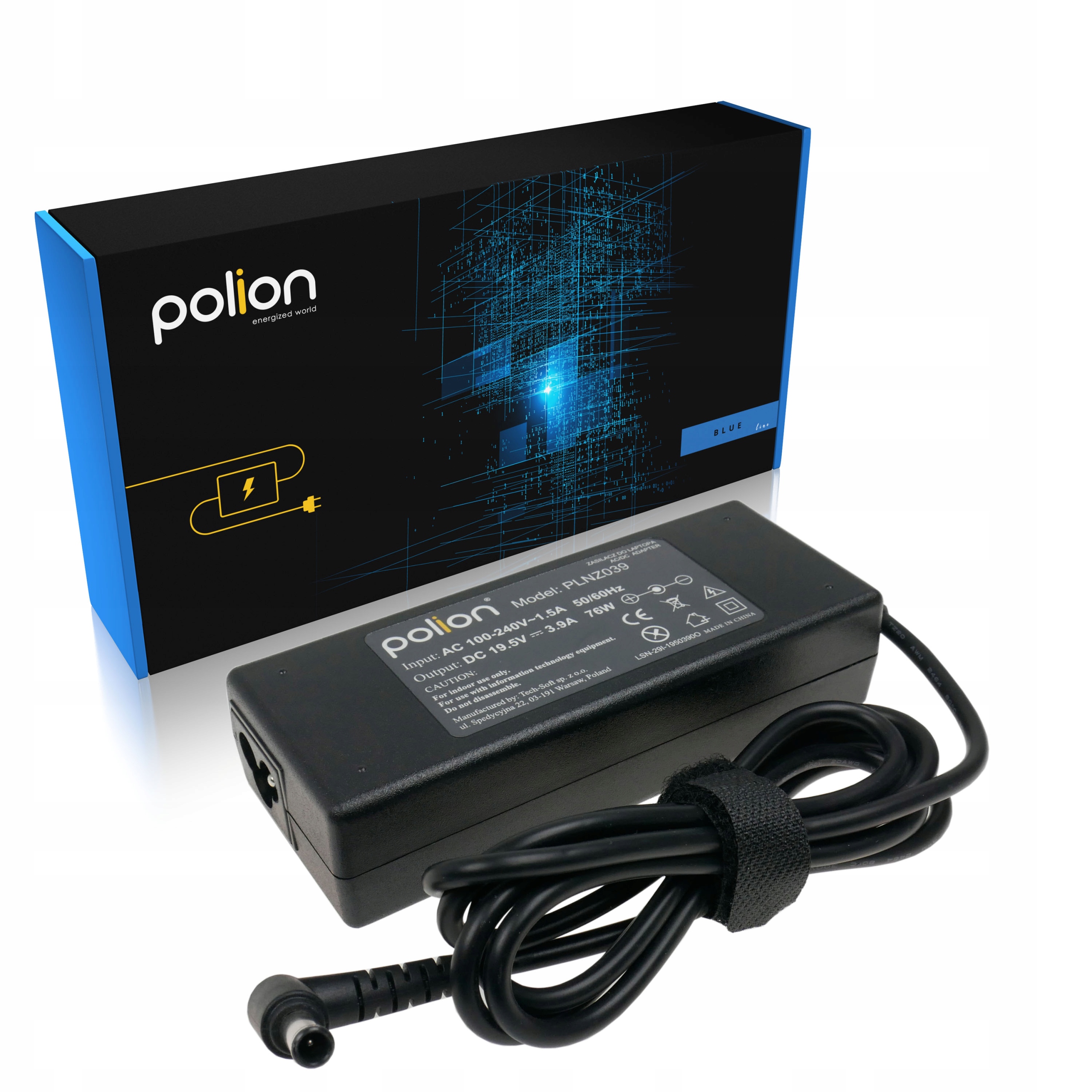 

Zasilacz do laptopa Sony 76W 19,5V 3,9A 6,5x4,4mm