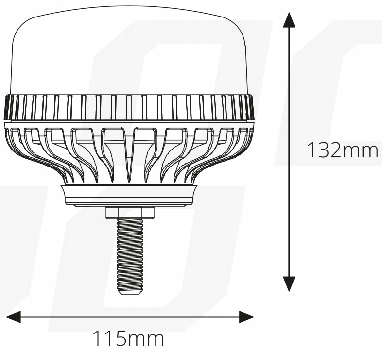 LAMPA OSTRZEGAWCZA KOGUT ECE R65 R10 36 LED 12 24V Part number 02294