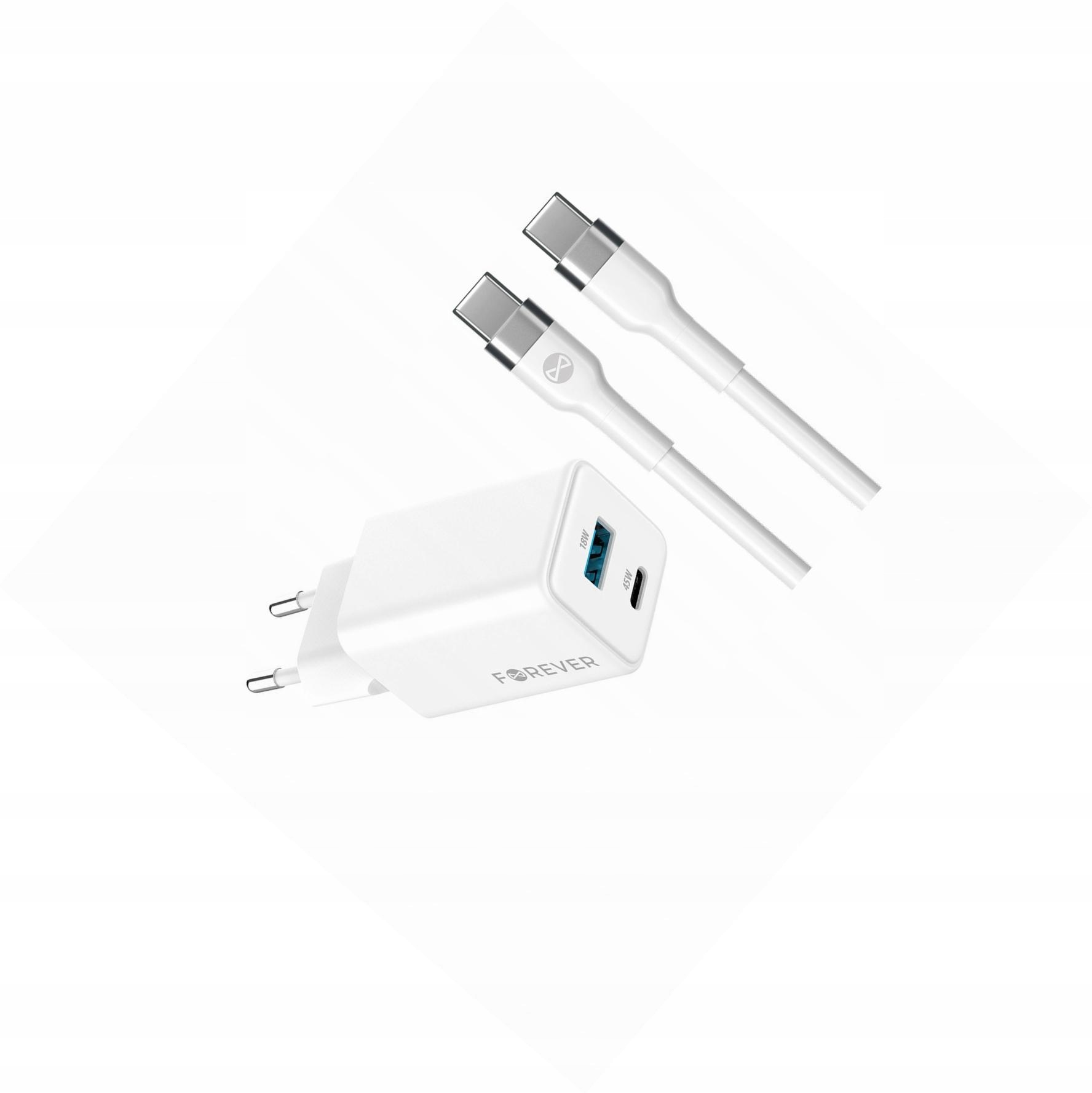 Szybka ładowarka GaN 45W Usb-c z kablem do Samsung Galaxy M34 5G