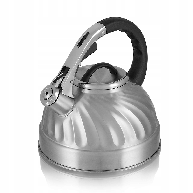 Czajnik stalowy gwizdek indukcja elegancki 3l Materiał stalowy
