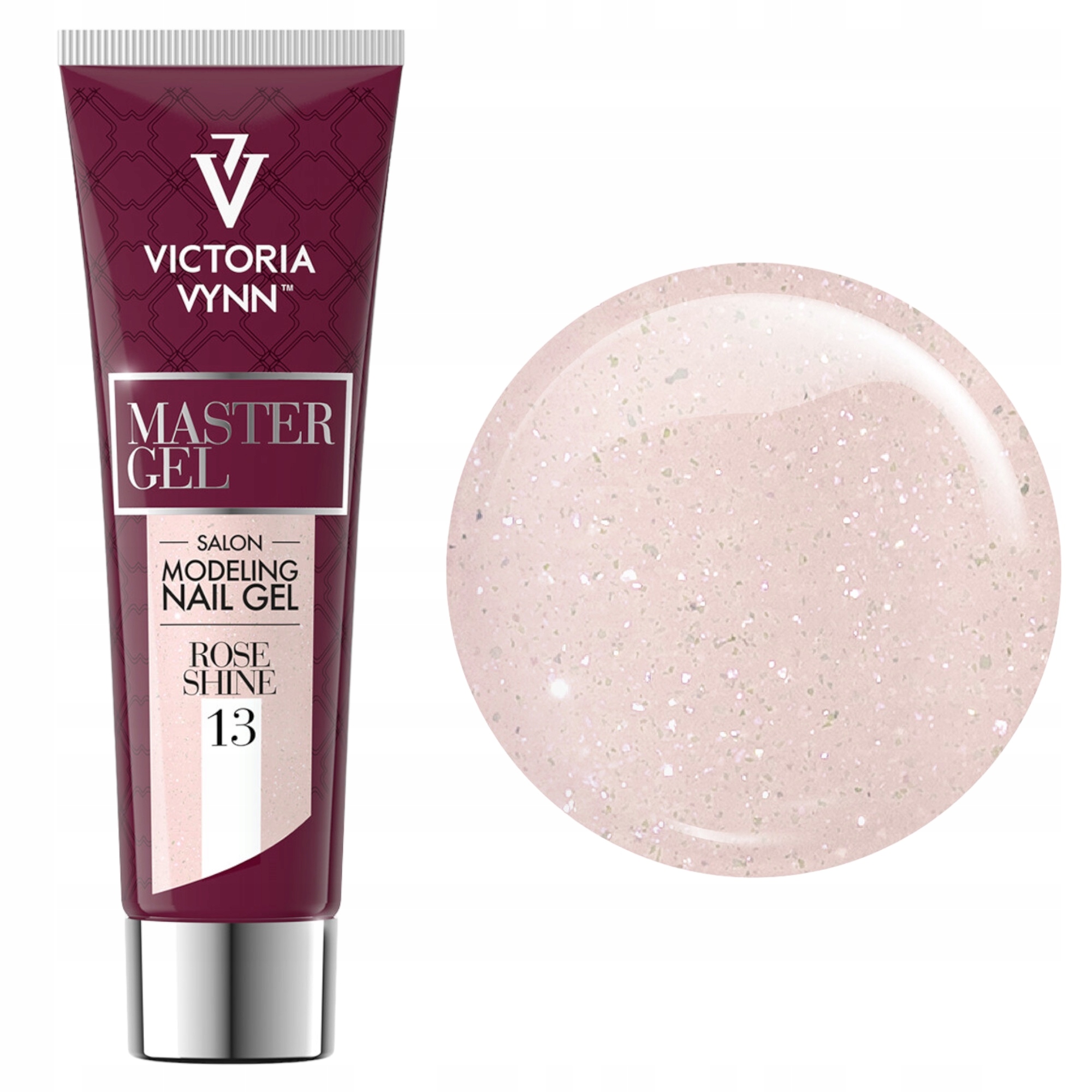 Victoria Vynn Master Gel 13 Rose Shine Akrylożel różowy z drobinkami 60 g