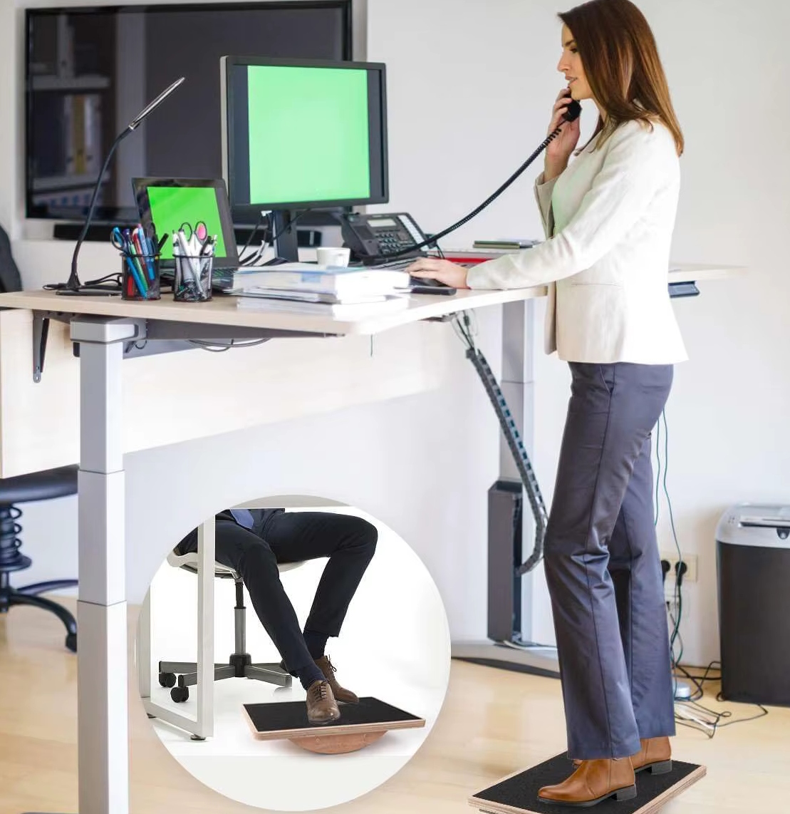 DESKA DO BALANSOWANIA BALANCE BOARD Platforma do Ćwiczeń TRENING RÓWNOWAGI Waga produktu z opakowaniem jednostkowym 2 kg