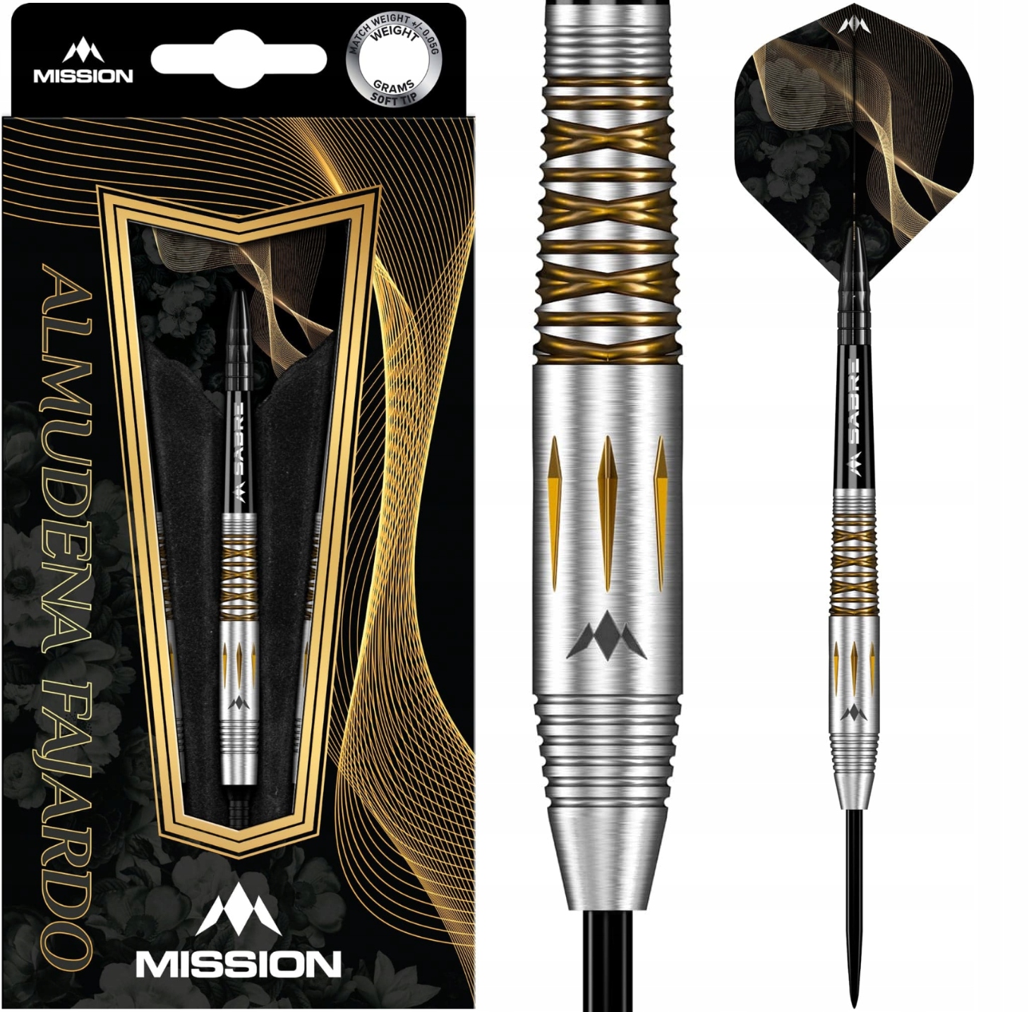 Rzutki Lotki Dart Mission Almudena Fajardo Ayuso 95% Wolfram 21g