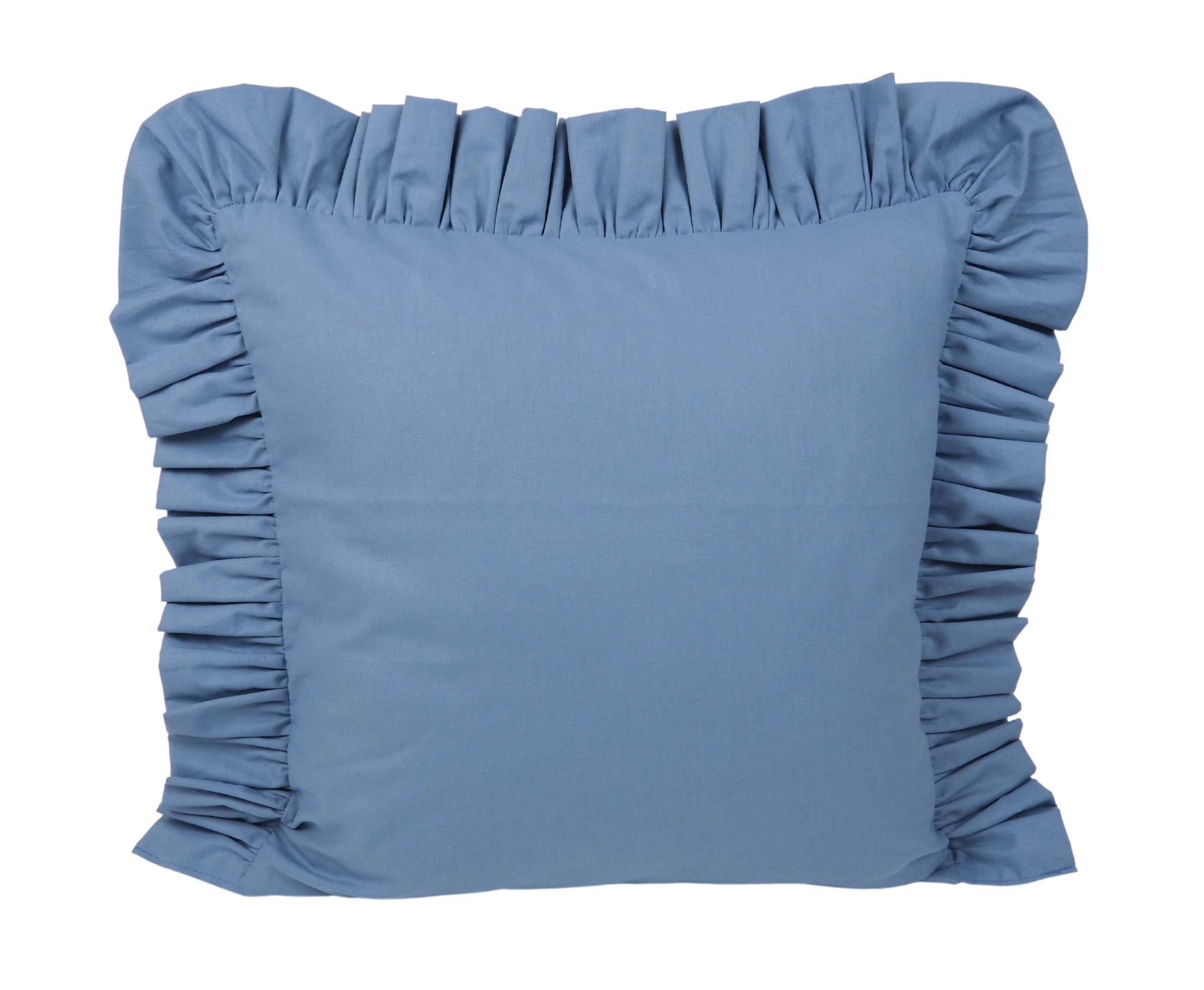 

Poszewka z falbanką 30x30 Jeans, Niebieski