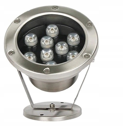 Lampa basenowa fontannowa LED 9W Red IP65