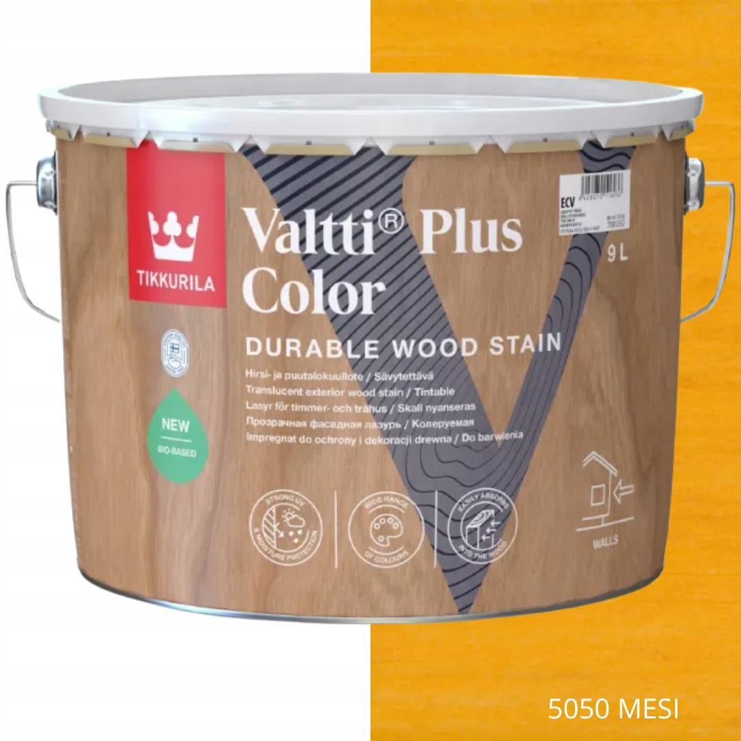 Tikkurila Impregnace Valtti Plus Barva 9L Barva 5050 Měsíců