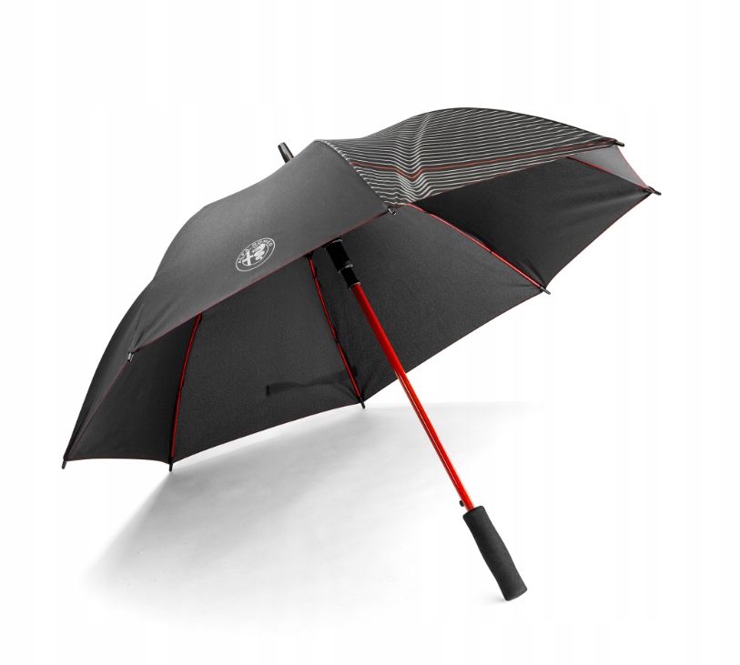 Parasol Alfa Romeo Oe, czarny/ciemno szary, Alfa Oe