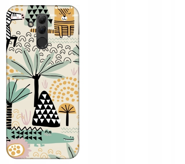 

Etui pokrowiec Huawei Mate 20 Lite Wzór tropikalny