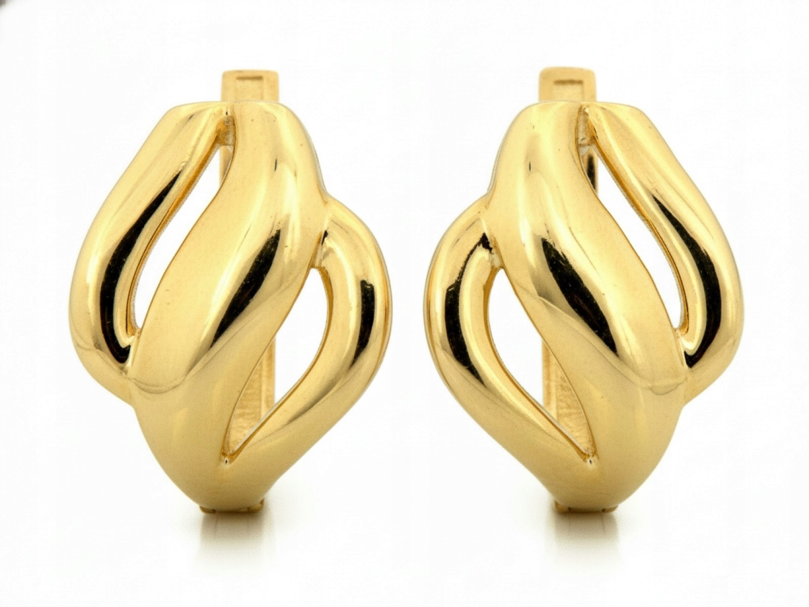 Dámské náušnice ze zlata 585 na anglické zapínání jako dárek 14 karátů