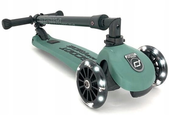 SCOOTANDRIDE ZESTAW Highwaykick 3 Forest HULAJNOGA + KASK S-M z LED 3L+ Marka Scoot and Ride