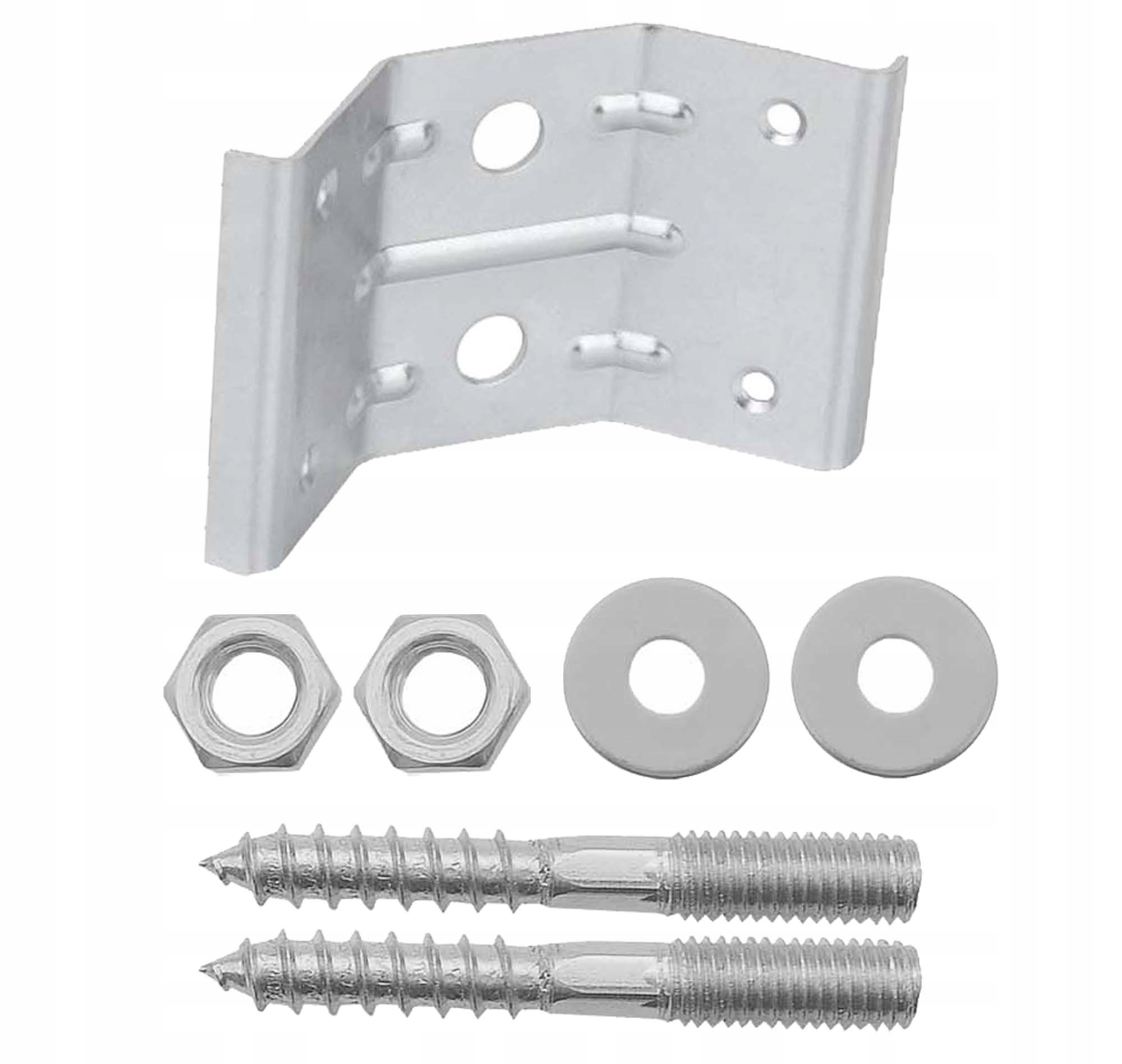Obejma do oskrzyń stołów ław, fi 10 + mocowania