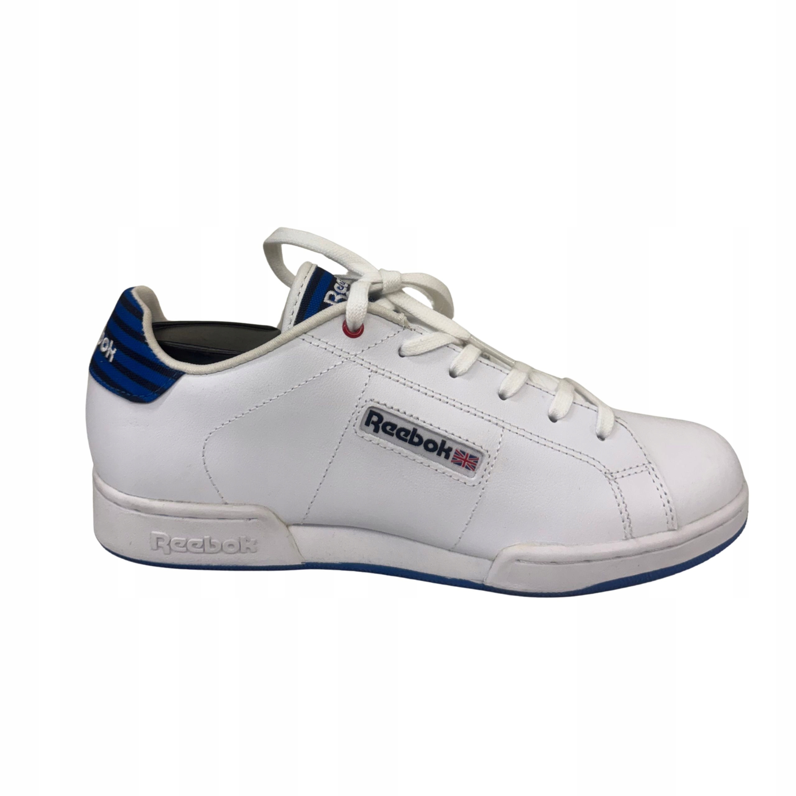 Młodzieżowe buty sportowe białe Reebok Npc II Un Stripes 34,5