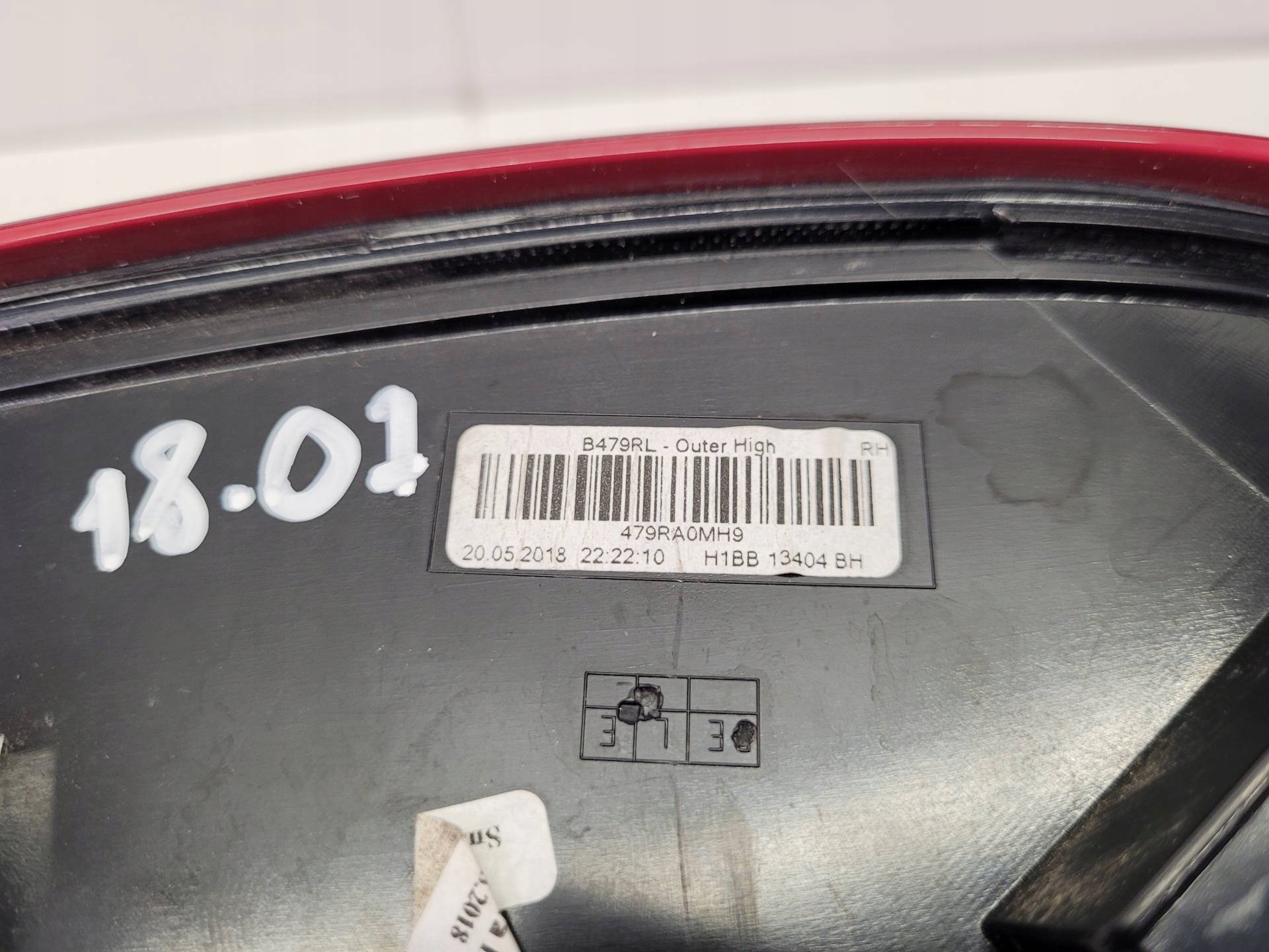 light rear right side Ford Fiesta 7 2019 H1BB-13404-BH