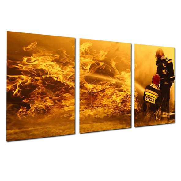 Obraz Hasiči Hasič ultralehký na zeď 40x90 cm