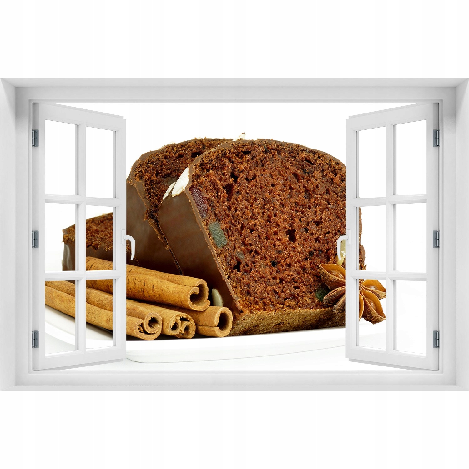 

Naklejka Okno samoprzylepne Piernik wanilia 90x60