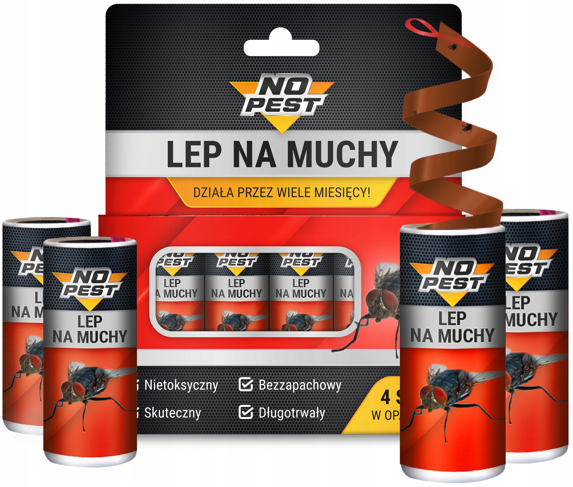 

Lep Na Muchy Pułapka Na Muchy Muszki No Pest 4 Szt