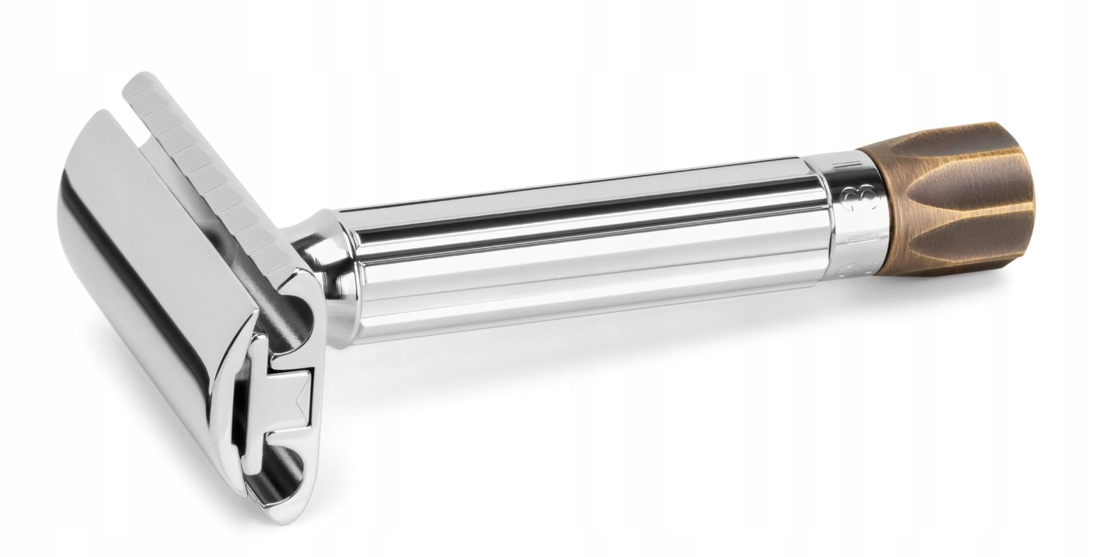 Merkur maszynka do golenia regulowana Progress 500 Chrome Brass