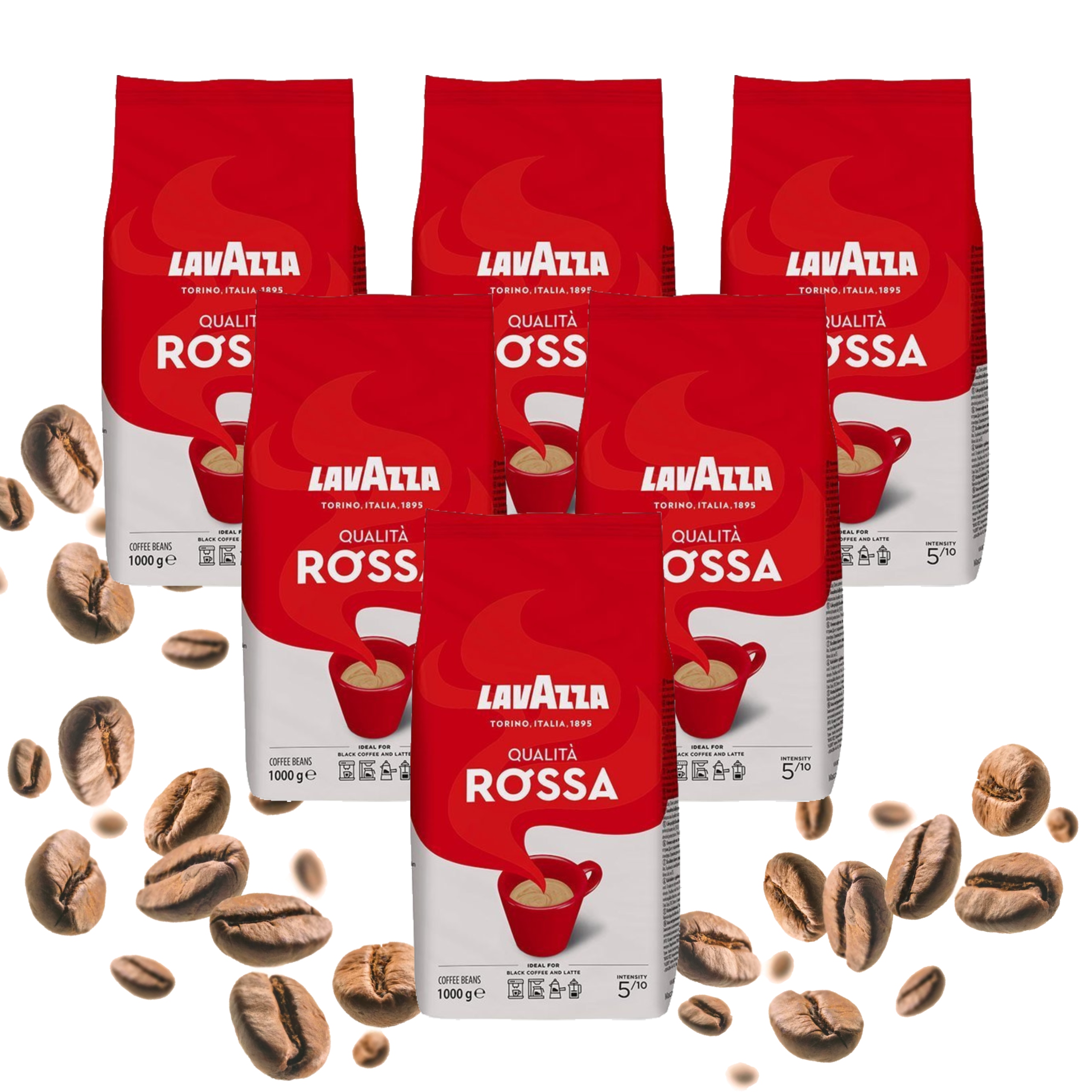 Kawa ziarnista Lavazza Qualita Rossa 6x1kg
