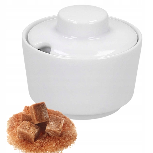 CUKIERNICA CUKIERNICZKA PORCELANA CUKIER BIAŁA LUBIANA