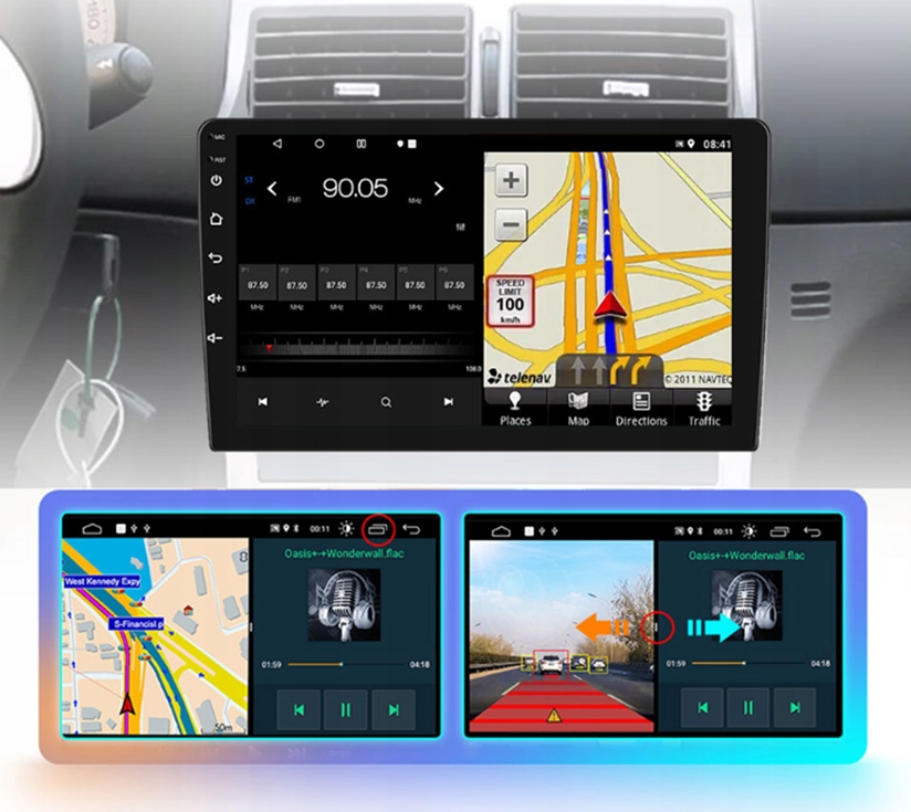 Radio Samochodowe 2 DIN 7"Android Volkswagen Skoda Seat CarPlay AndroidAuto Marka MAXXER