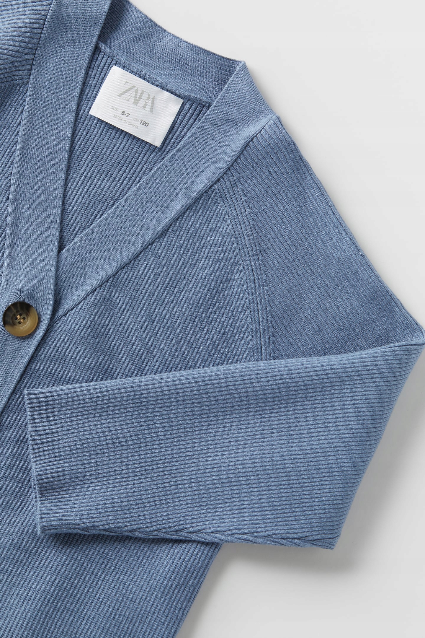 ZARA KARDIGAN Z PRĄŻKOWANEJ DZIANINY DLA DZIEWCZYNKI 122/128 Marka Zara