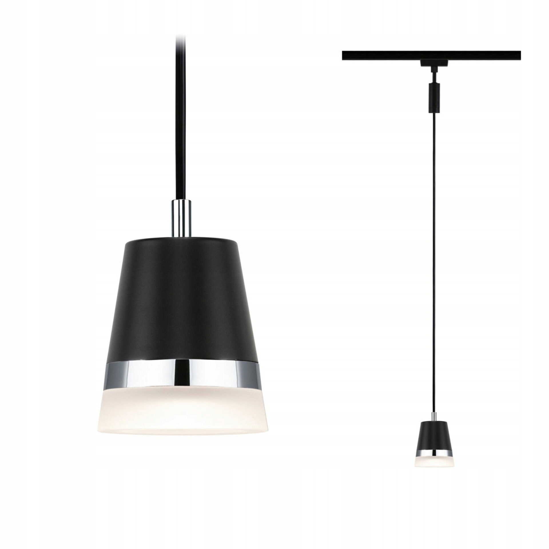 Paulmann URail záves Cone GU10 max. 10W 230V čierna mat