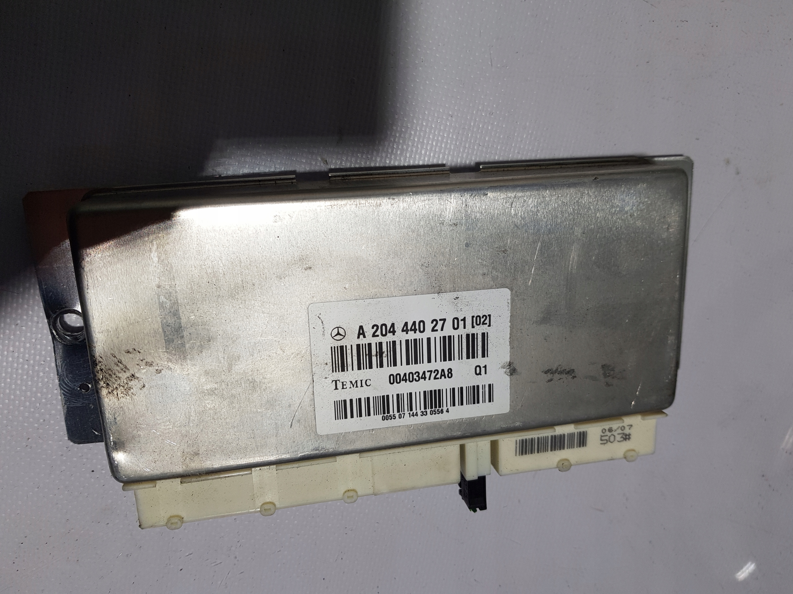 control unit comfort control unit MERCEDES W204 2044402701