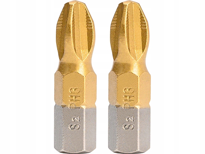 

Końcówki do wkrętarek bity Torx PH3 2szt Tytanowe