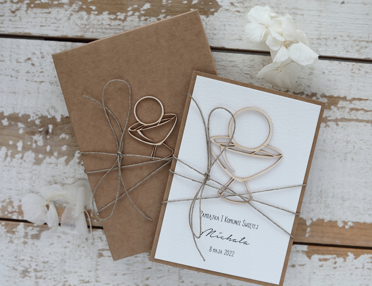 Suvenýr společenství s personalizací společenský list