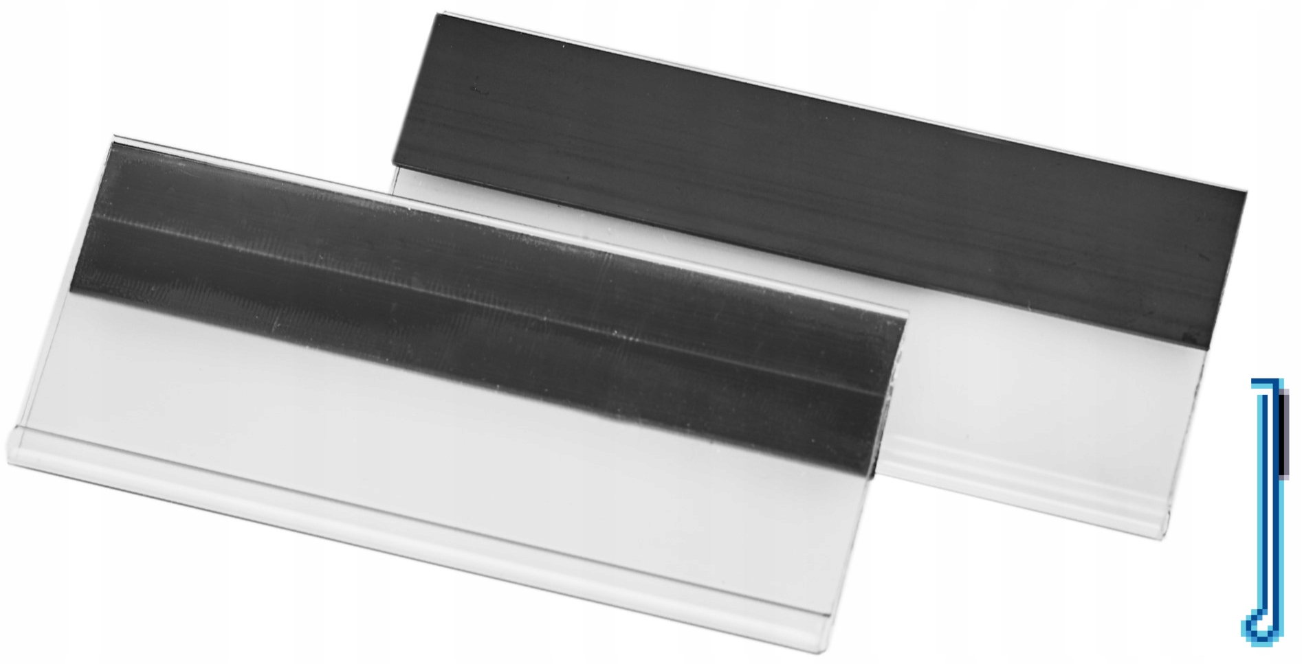 KIESZEŃ INFORMACYJNA MAGNETYCZNA BEZBARWNA LISTWY MAGNES 39X95 MM – 20 SZT