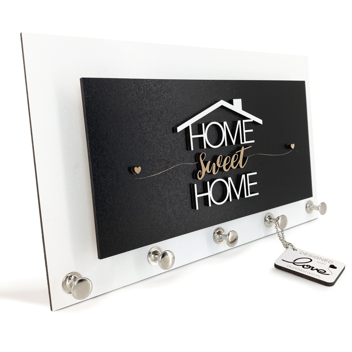 

Wieszak na klucze Home Sweet Home 2 -DECOR-011